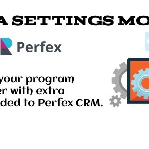 Extra Settings Module For Perfex CRM