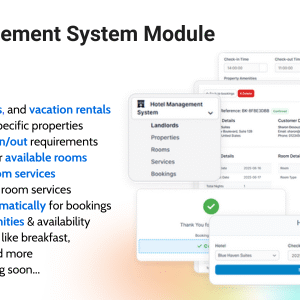 Hotel Management System Module for Perfex CRM