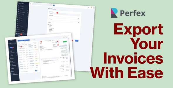 e invoice module for perfex crm