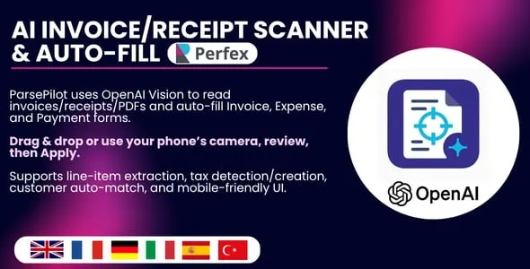 ParsePilot – Lightning OCR & Auto-Fill Toolkit for Perfex CRM